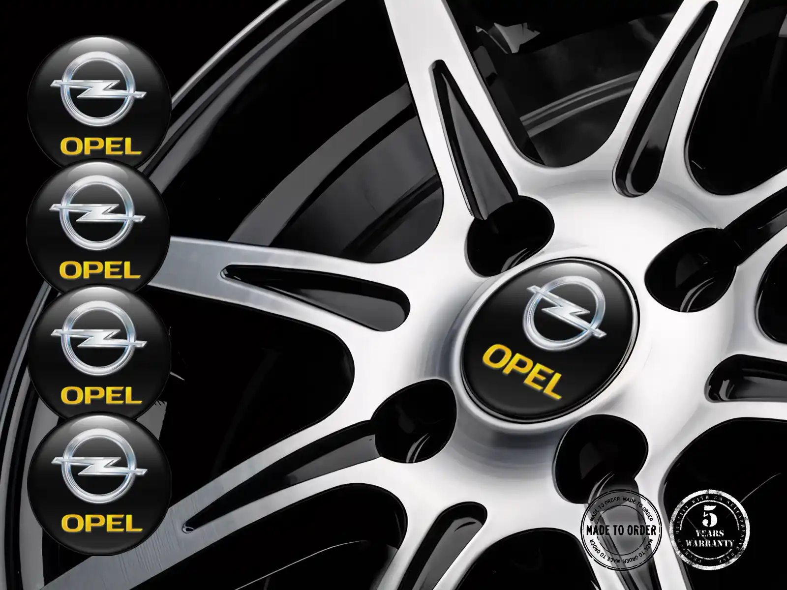 Opel Édition Autocollants Roues Étiquettes Époxy Premium